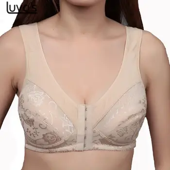 

Womens Lingerie Intimates Solid Seamless Bras Push Up Bra Front Buckle Wireless Ladies Comfortable Underwear Women For Women