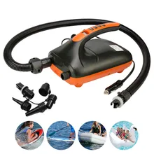 Игрушки для улицы, электрический воздушный насос, умный, высокоскоростной, двухступенчатый, надувной, надувной, для лодки, максимум 20 фунтов/кв. дюйм, E