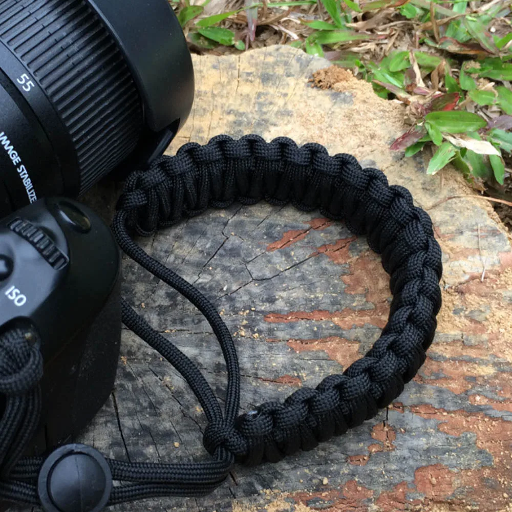 Besegad цифровой камера ремешок на запястье ручка Паракорд плетеный браслет для Nikon Canon sony Pentax Minolta Panasonic SLR DSLR