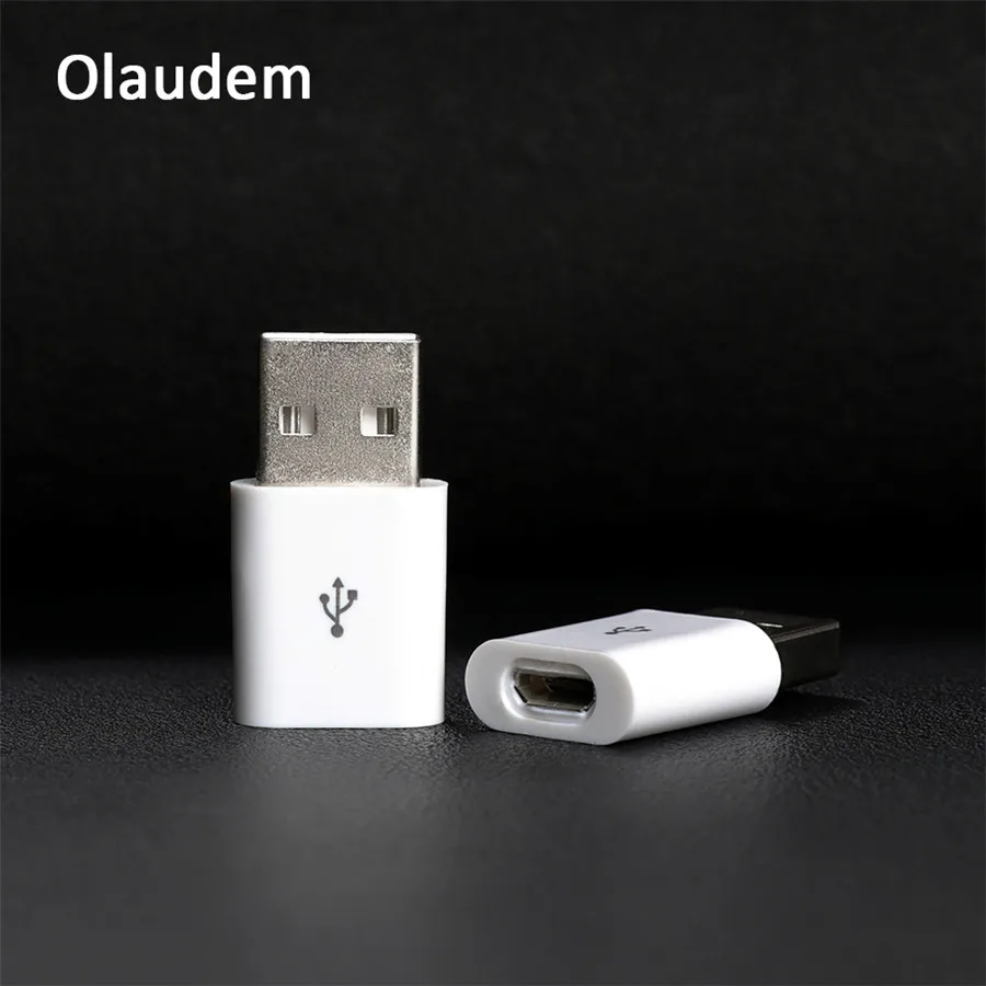Olaudem USB мужчина к Micro Женский конвертер usb-кабель Android адаптер для передачи данных