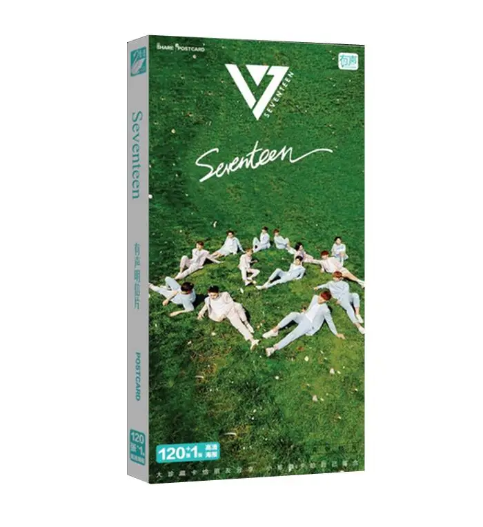 KPOP открытка Харадзюку красивый день семнадцать Сделано в Корее SEVENTEEN17 стикер
