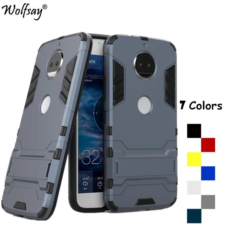 Wolfsay For Capa Motorola Moto G5s Plus Case Shockproof Armor Silicone Phone Cover | Мобильные телефоны и аксессуары