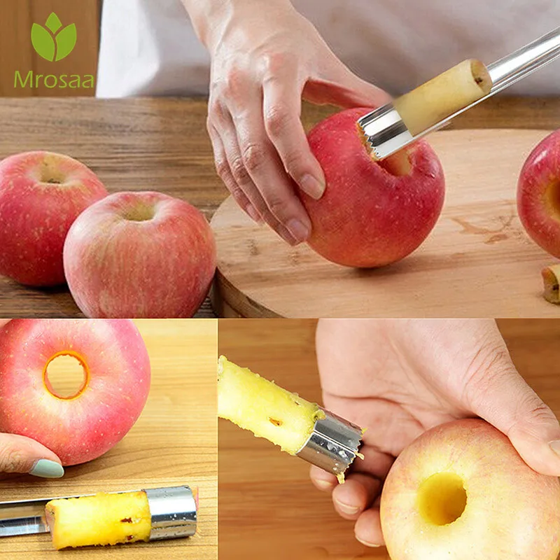 high quality Stainless steel for Apple corer Fruit coring device digging tool fruit stalks go