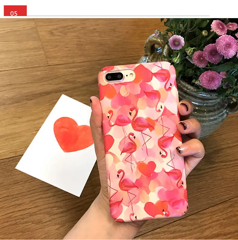 Flamingo Luxury Case For iPhone 8 8plus 7 7 Plus Cases Clear Phone Case For iphone 6 s 6s Plus X XR XS Max Cases Cover Coque Bag (18)