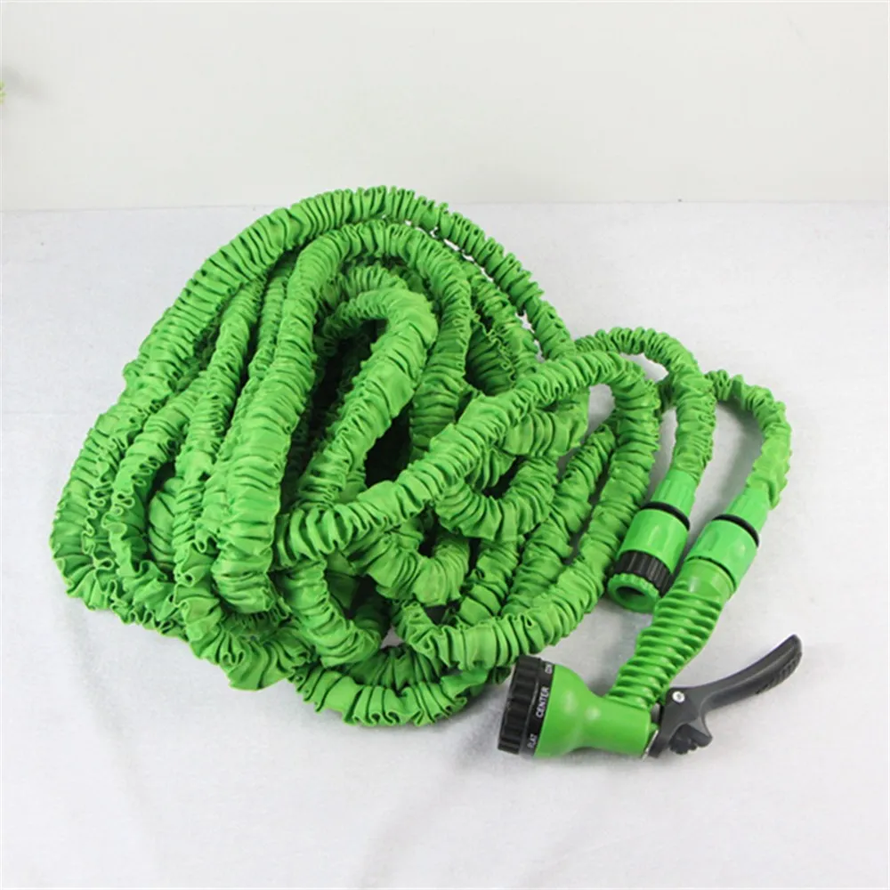 (CE & SGS APPROVED) 100% Real US & EU hose watering garden hose 100ft working length 30M with spray nozzle dog washer water tube (2)