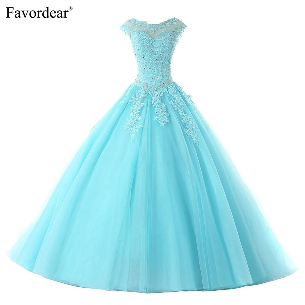 Favordear Quinceanera Бисер сладкий 16 платье Vestidos De 15 Anos Кепки рукавом зеленый бордовый Quinceanera платья вечерние платье