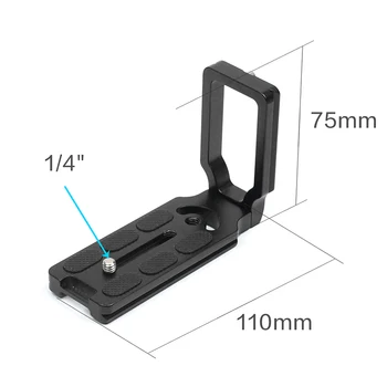 

BGNING Quick Release MPU-105 L Plate Bracket Universal MPU-105 105cm L-Plate 1/4 Screw for Canon 5D Mark II 600D Nikon 550D DSLR