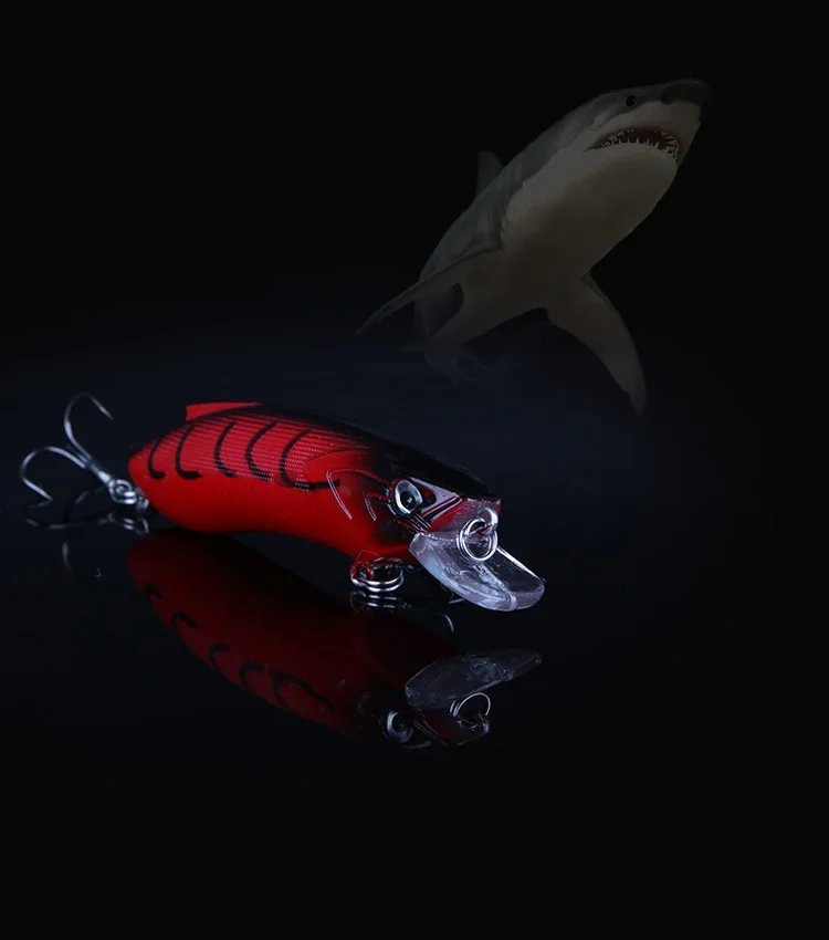 NEW 80mm 16g Minnow Stream Fishing lure Mini Trout baits small whopper vibrating light sinking micro fish crankbait japan winter