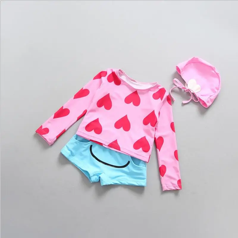 sun protection swimsuit girl