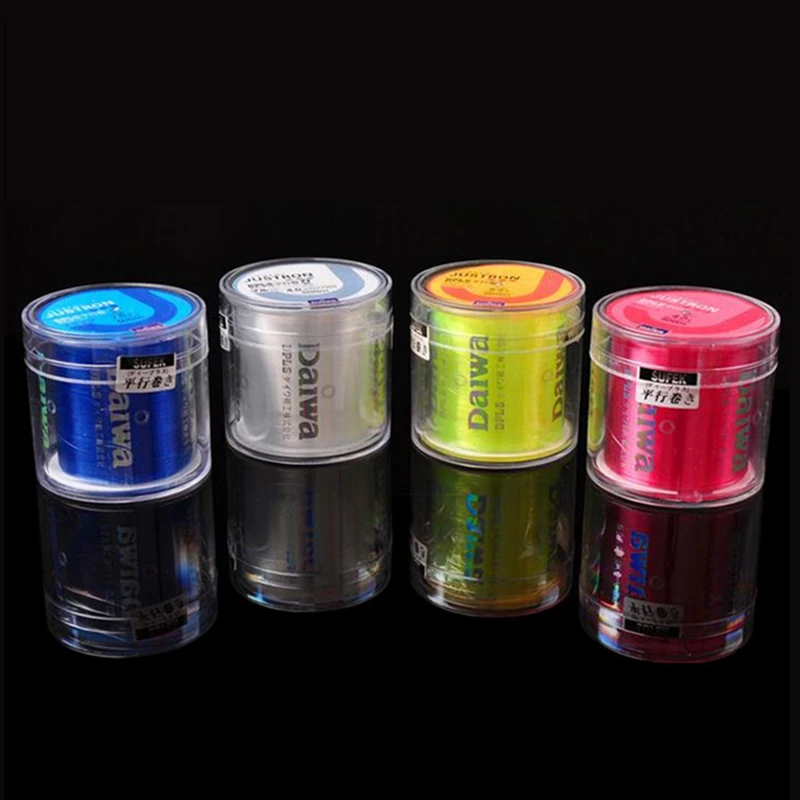 DAIWA 500M Fluorocarbon Japan Monofilament Nylon Fishing Line 10LB - 40LB Monofilament Carp fishing Main Line with Plastic Box