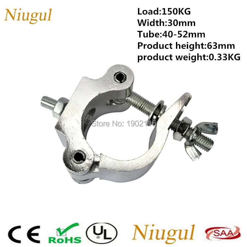 

20pcs/lot,Stage Light Hook Bearing The Weight Of 150kg Clamp Aluminium Material LED Moving Head Light Stage Truss Hanging Hooks