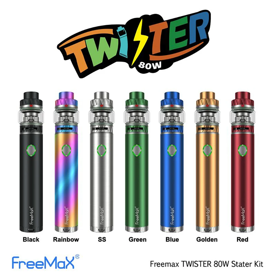 Оригинальная электронная сигарета FreeMax TWISTER 80 Вт pod vape pen начальный комплект