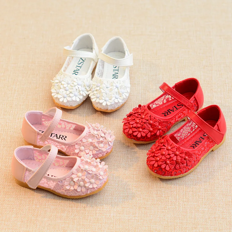 2018 Summer Girls Sandals Flower Shoes Toddler Kids Girls Princess Beach Sandals Kids Shoes For Girls Size 21-30 S8S01 (2)