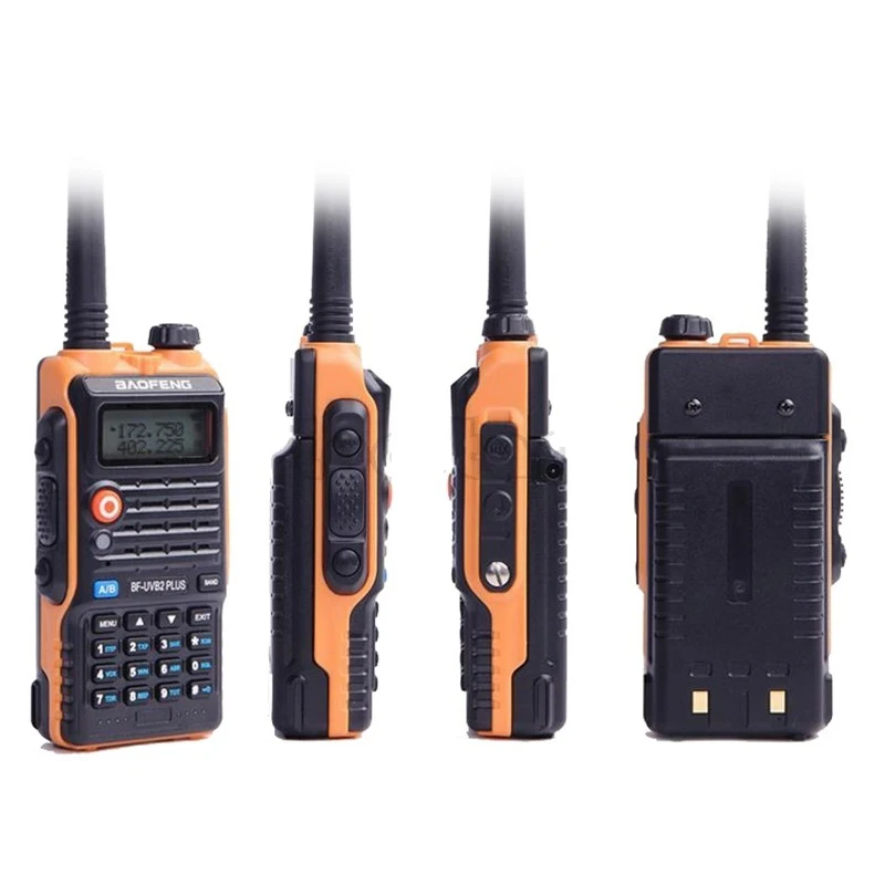 100% оригинал 5 Вт двухдиапазонный Baofeng Walkie Talkie UV B2 Plus двухстороннее радио|Рации| |