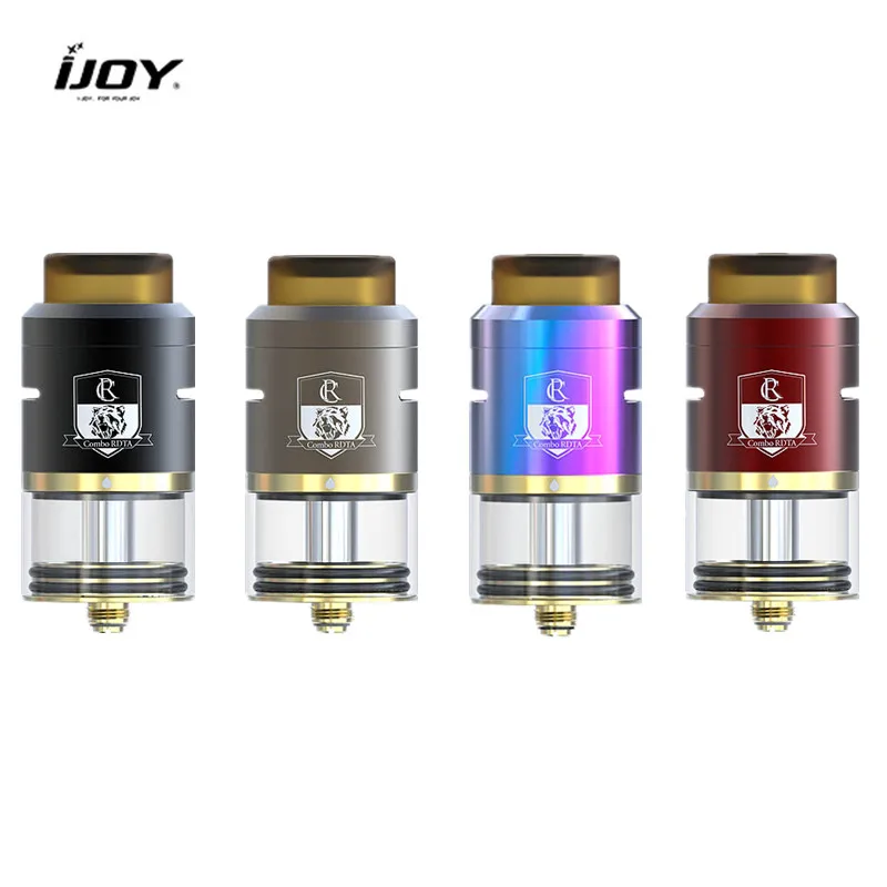 

Original Electronic Cigarette Atomizer IJOY Combo RDTA II 25mm Diameter 6.5 ml capacity Tank for Box Mod with IMC Coil Deck