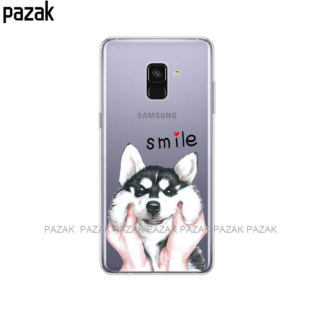 Силиконовый чехол для телефона samsung Galaxy A8 A530 A530F, силиконовый чехол для samsung A8 Plus A730 A730F, прозрачный чехол s