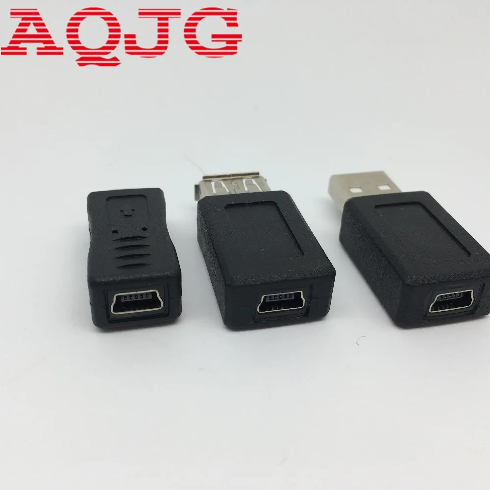 USB OTG адаптер Коннектор 5 контактный переходник преобразователь штекер гнездо Micro