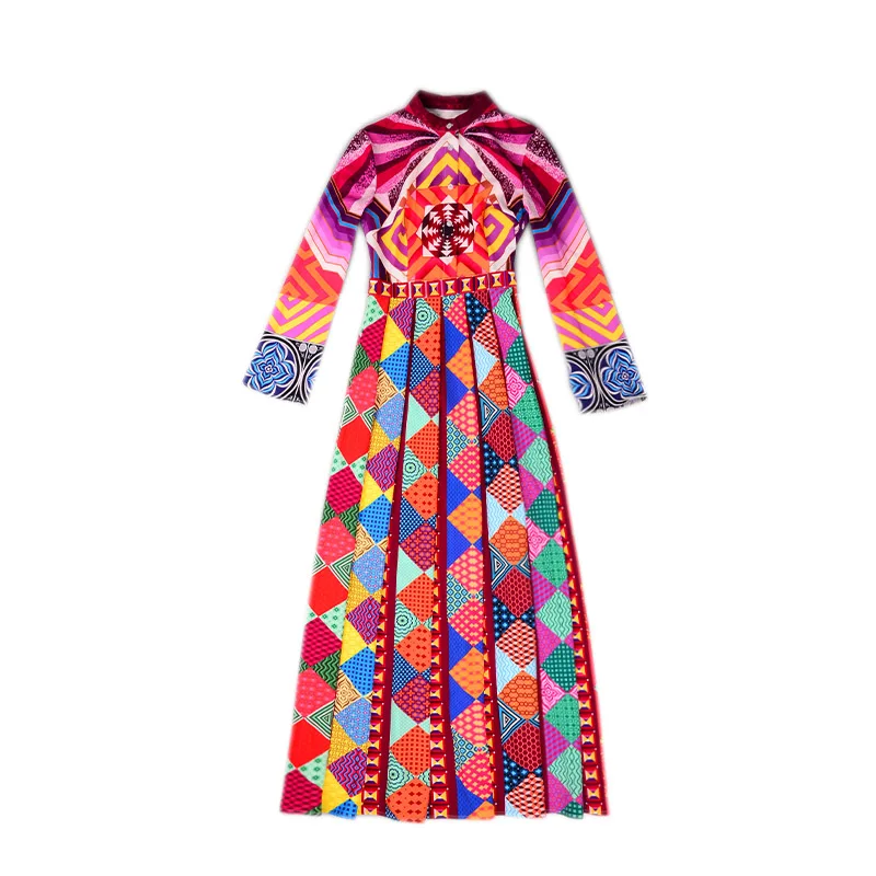 Hot-Selling-Beautiful-Printed-Full-Length-Women-Dresses-Flare-Sleeve-Plus-Size-4XL-Summer-Runway-Bohemian (3)