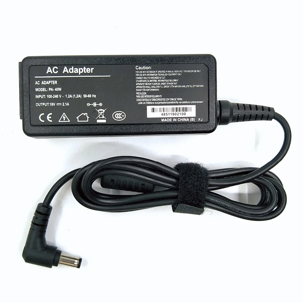 Блок питания для ноутбука Acer Aspire D270 D257 S230HL S242HL D150 D250 D255 D225 AC761 40 Вт 19 в 5 а 1 7 *