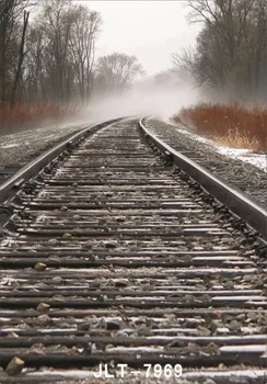 

Model Railroad Track Wall backdrop Vinyl cloth High quality Computer print party photography studio background