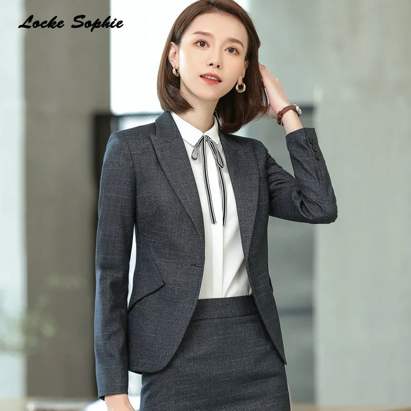 Women's Plus size Blazers coats 2019 Summer cotton blend Splicing Slim fit Small Suits jackets ladies Skinny Blazers Suits coats