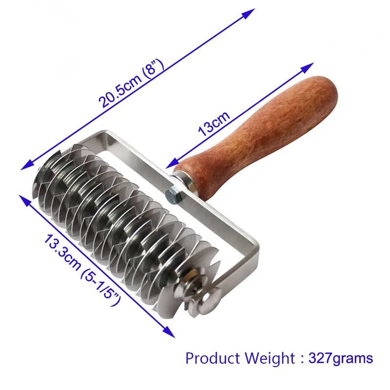 

HOT Stainless Steel Lattice Cutter Roller Pastry Bread Pizza Wheel Pie Dough Cutter DIY Bakeware