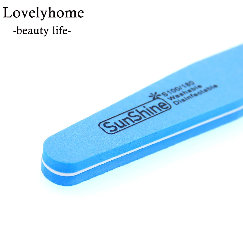 

1Pcs Sunshine Nail File Sponge Diamond Nail Buffer File Washable 100/180 Nail Buffer For Nail Decorations Tool