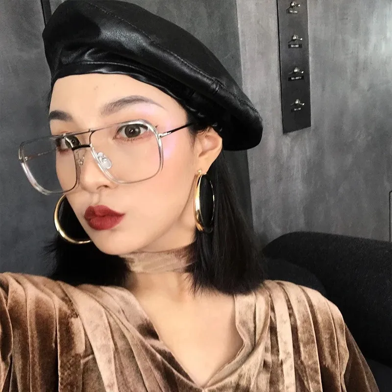 

Cubojue Transparent Glasses Men Women Customize Optical Clear Lens Myopia Prescription Eyewear 1.56 1.61 Anti Blue Ray