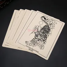 Лучшее качество Новое поступление 10 шт Дракон шаблон кожа для обучения татуировкам аксессуары татуировки поставка на продажу