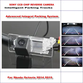 

Intelligent Parking Tracks Car Rear Camera For Skoda Octavia / Skoda Superb Backup Reverse / NTSC RCA AUX HD SONY 580 TV Lines