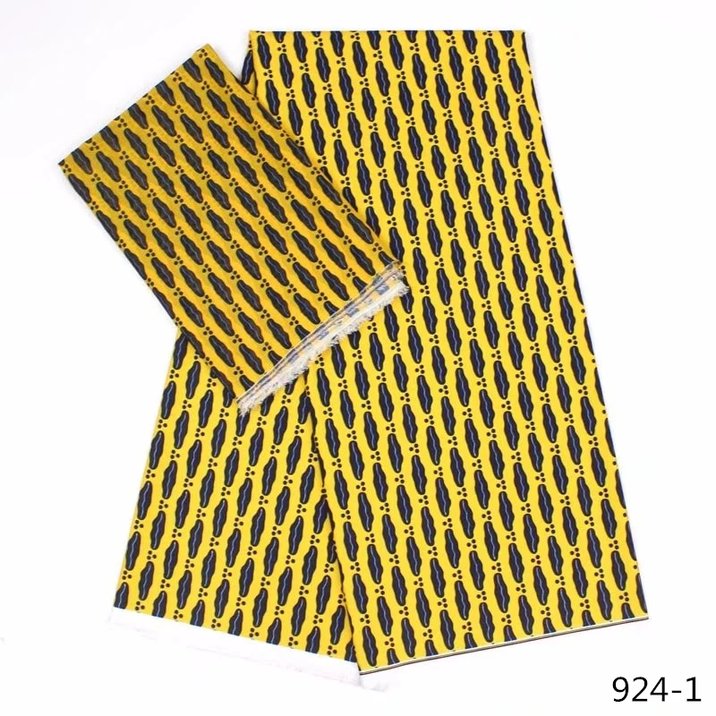 

African Silk Satin Fabric for Party Dress 100% Modal Wax Prints african Fabric Ankara new Chiffon Wax High Quality 924-1