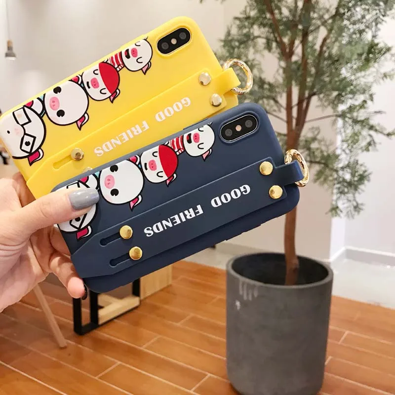 New Fashion Lovely pig spire lamella Soft Silicon Case For iPhone6 6s Plus 7 7Plus 8 8Plus Cover Coque iPhone X XR XS XSMAX |