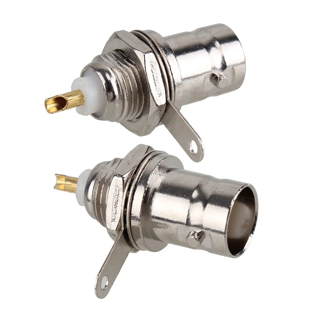 20pcs BNC Female Connectors Copper Chassis Panel Mount Monitor