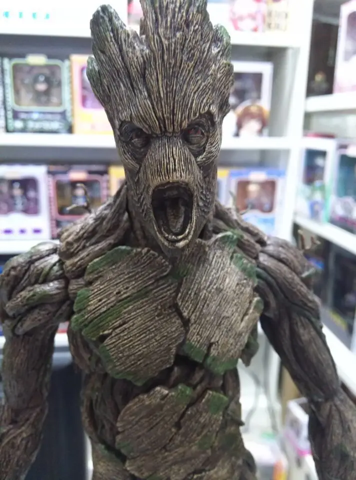Горячие игрушки версия Marvel стражи Галактики Грут дерево человек Мстители 40 см Большой размер BJD фигурка игрушки