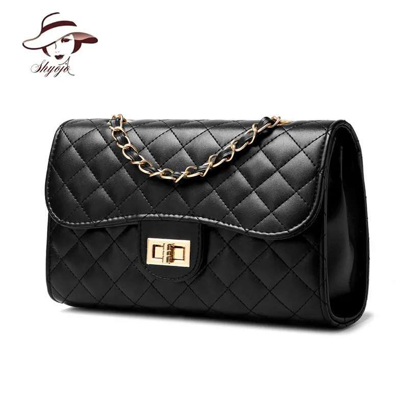 2018 New Brand Desinger Fashion PU Leather Messenger Chain Bags Plaid Women Mini Black Party Tote Clutch Handbag Crossbody Bag 2018 New Brand Desinger Fashion PU Leather Messenger Chain Bags Plaid Women Mini Black Party Tote Clutch Handbag Crossbody Bag