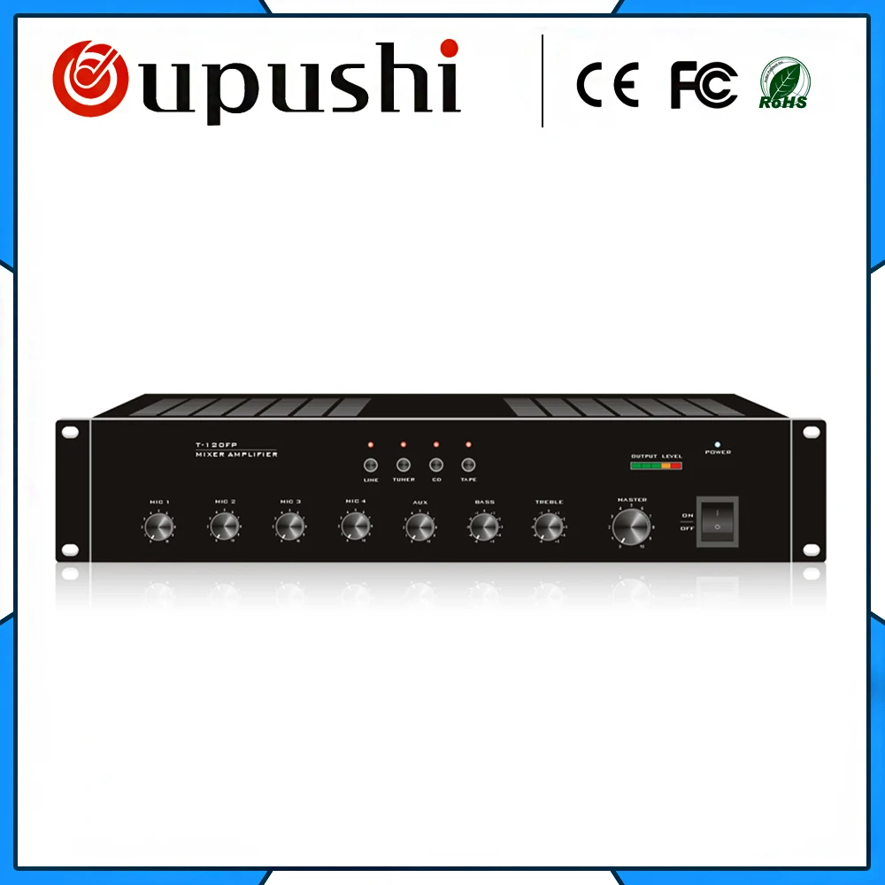 Oupushi T60FP T120FP T240FP Stereo Echo Mixing Amplifier