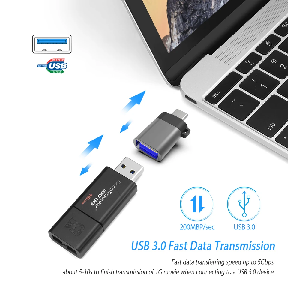 Usb type C OTG адаптер для huawei P20/mate 10/Pro Honor 9 Lite P9 Plus зарядный кабель USB-C к USB 3,0 type-C OTG мини конвертер