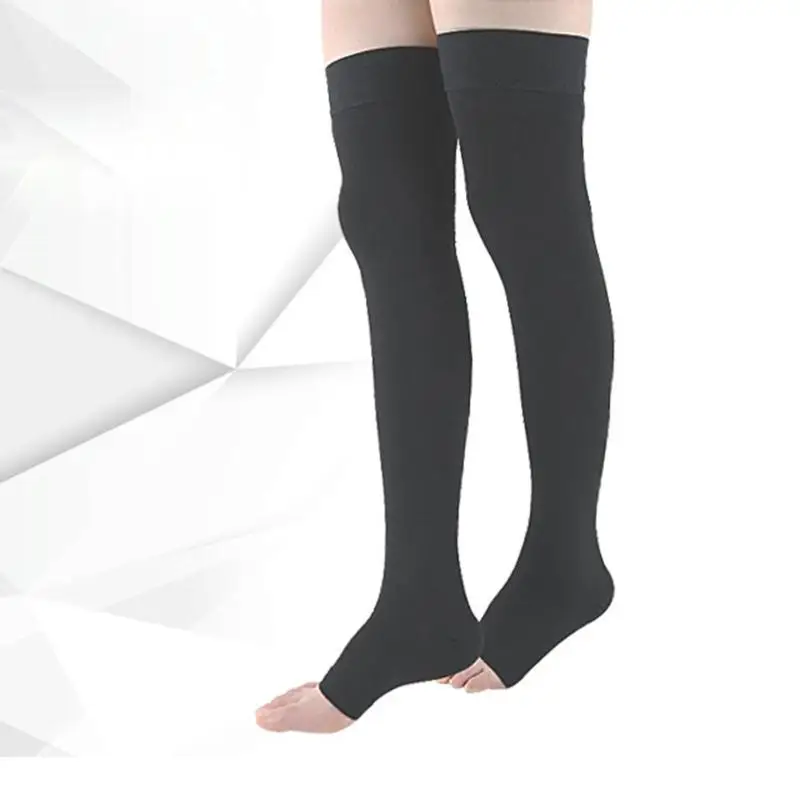

2pcs Women Medical Compression Stockings Level 2 Anti Varicose Veins Socks