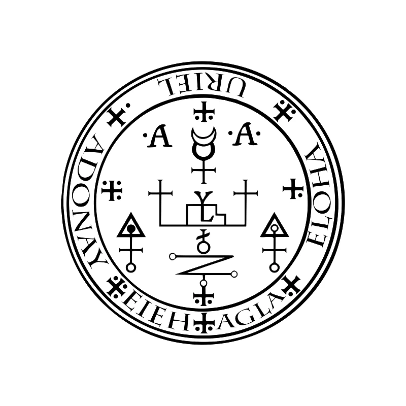16*16CM Fashion Uriel Arch Angel Sigil Vinyl Rear Fender Accessories Sticker on Car Window Decoration for Kia Dodge Jeep Buick