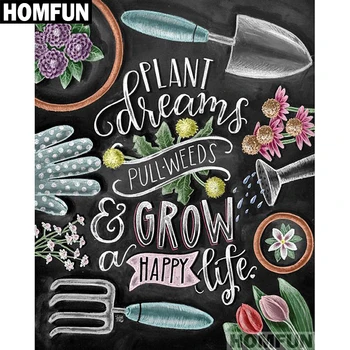 

HOMFUN Full Square/Round Drill 5D DIY Diamond Painting "Cartoon hand painted" Embroidery Cross Stitch 5D Home Decor A01520
