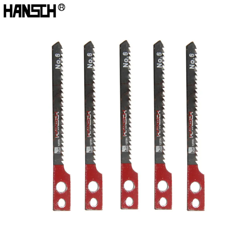 Buy Jig Saw Blades 5pcs HCS Wood Fast Cut NO.6 Fit Hardwood Cork Plywood