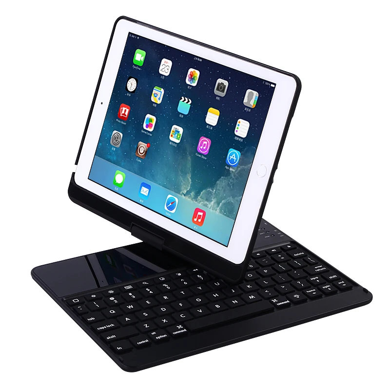 Case For iPad 5 / 6 / Air / Air 2 / Pro 9.7 7 Colors Backlit Light Wireless Bluetooth Keyboard Cover case For iPad 9.7 2017 2018