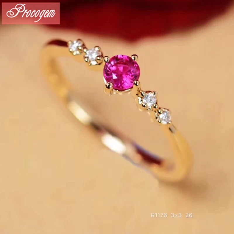 

Precious Natural Tourmaline Ring for Women Ladies 3x3mm 0.12 ct Genuine gemstones fine Jewelry 925 Sterling silver rings#247