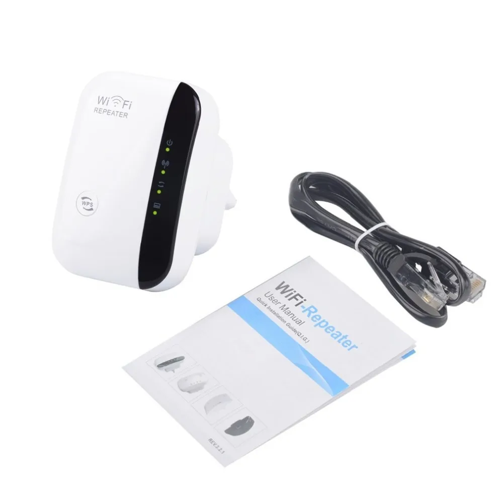 2.4 GHz Wireless 300Mbps Wi-Fi 802.11 AP Wifi Range Router Repeater Extender Booster Easy for Installation