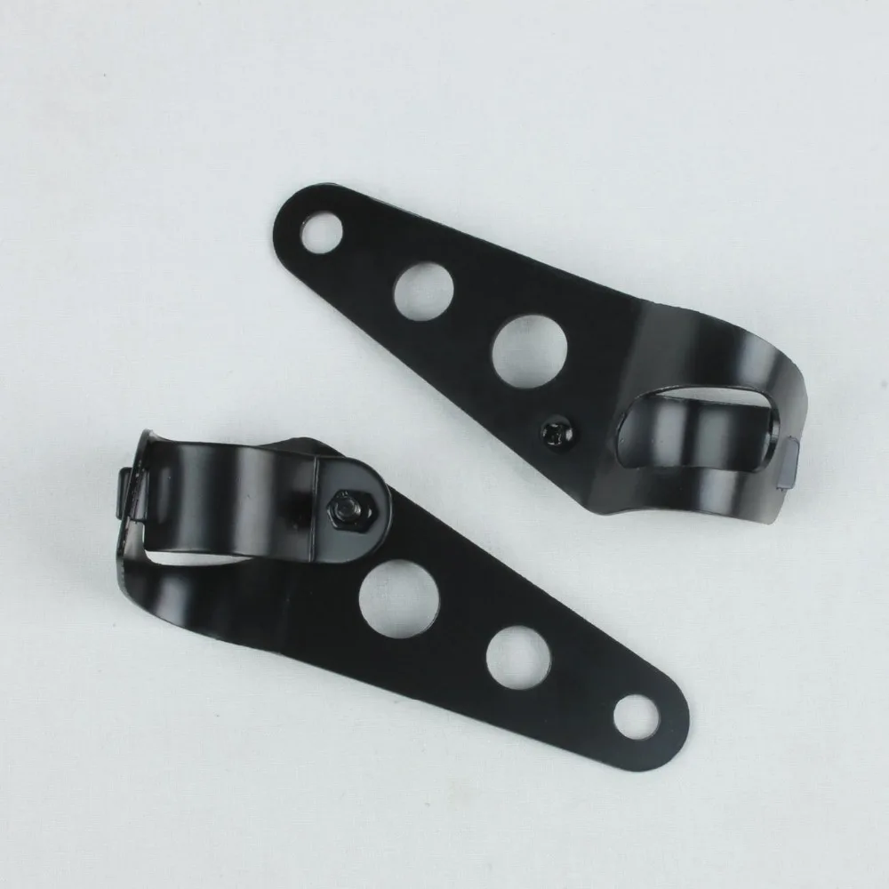 

Black Headlight Mounting Brackets For Honda Suzuki Yamaha Harley Kawasaki Superbike With 28mm-38mm Fork Tubes