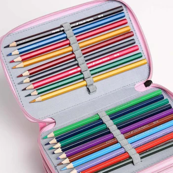 

32 Pencil Case Bag Large Capacity Fashion Muti-Layers Pen Case Holder Organizer Storage Box