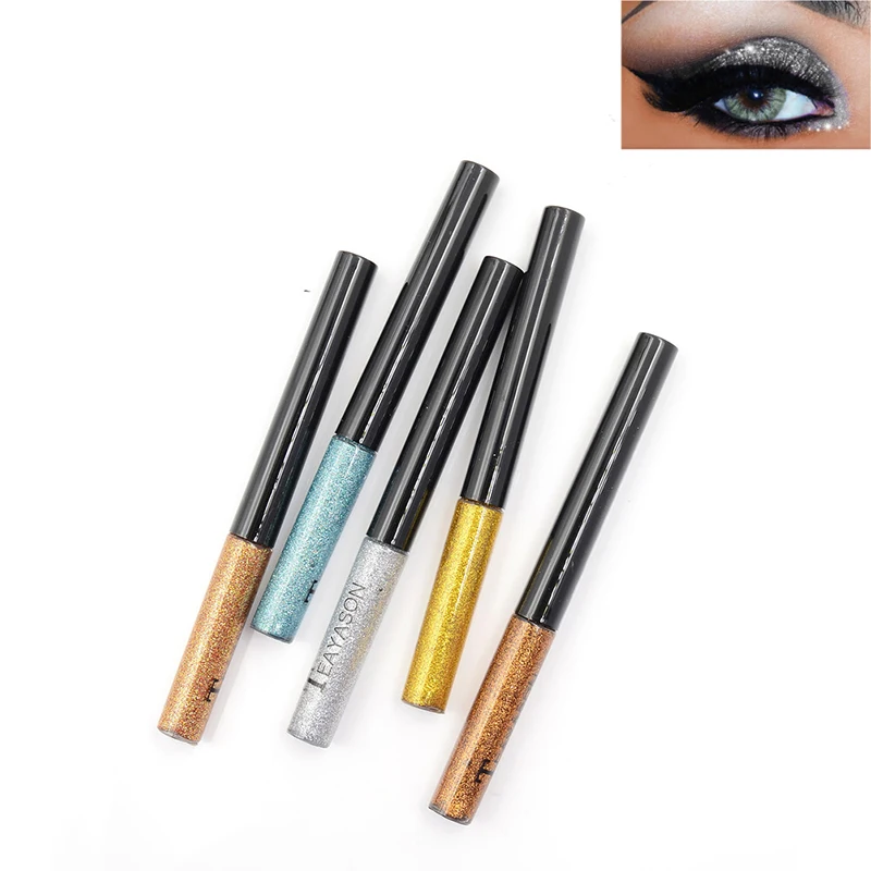 Makeup Sequins Glitter Liquid Eyeliner Sparkles Eye Liner Colored Pencil Professional  Waterproof Shimmer And Shine Cosmetics
