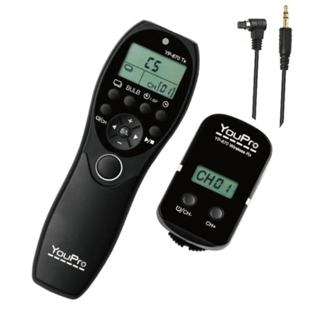 YouPro YP 870II/N3 2.4G Wireless Shutter Timer Remote Control for Canon