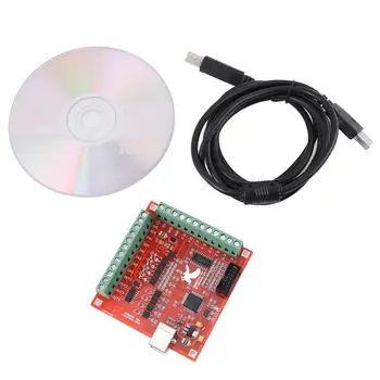 

VBESTLIFE 1 Set USB MACH3 100Khz Motion Controller Card Board for CNC Engraving Stepper Motor Driver Board