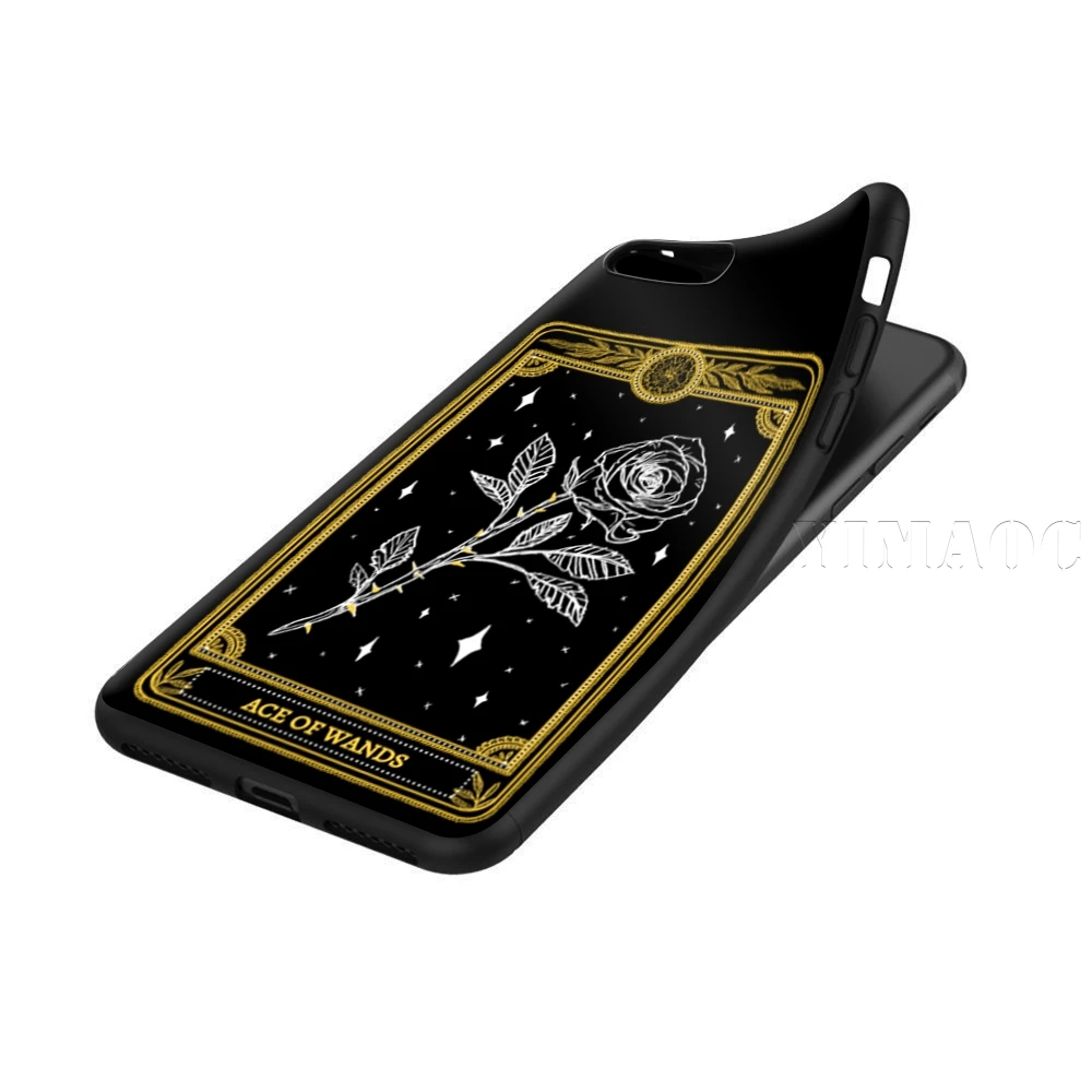 Силиконовый мягкий чехол YIMAOC Death Tarot для iPhone 11 Pro XS Max XR X 8 7 6 6S Plus 5 5S SE